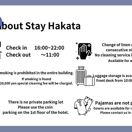 Stay Hakata Fukuoka  Ngoại thất bức ảnh